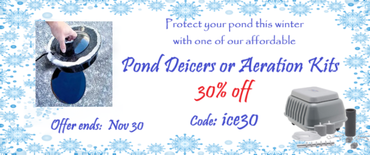 Promo banner for deicer and aeration kits