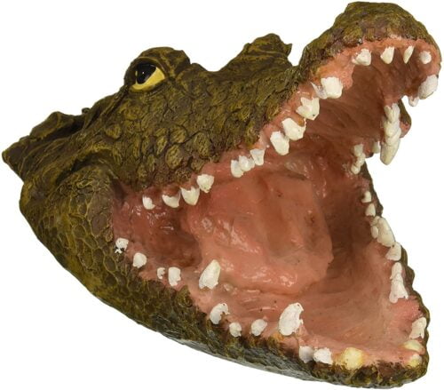 Floating Alligator Head - Open Mouth, resin