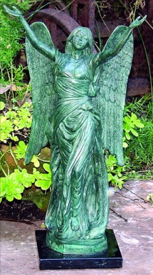 Brass Celestine Angel Large, Brass Baron