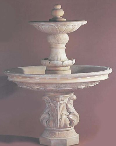 Chelsea Garden Fountain. Giannini Cast Stone Garden Ornaments, Cast Stone Garden Decor