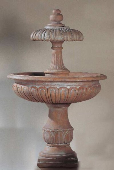 Cortona Fountain. Giannini Cast Stone Garden Ornaments, Cast Stone Garden Decor