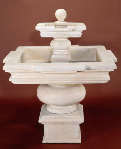 Fontana Quadra. Giannini Cast Stone Garden Ornaments, Cast Stone Garden Decor