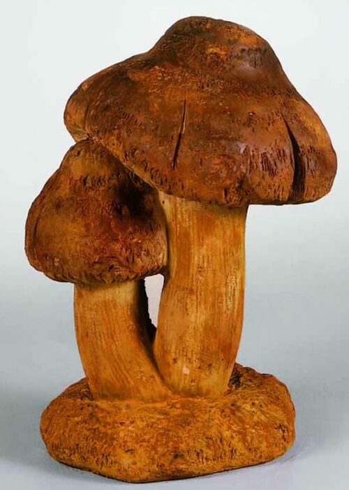 2 Mushroom Statue Henri Studio cast stone