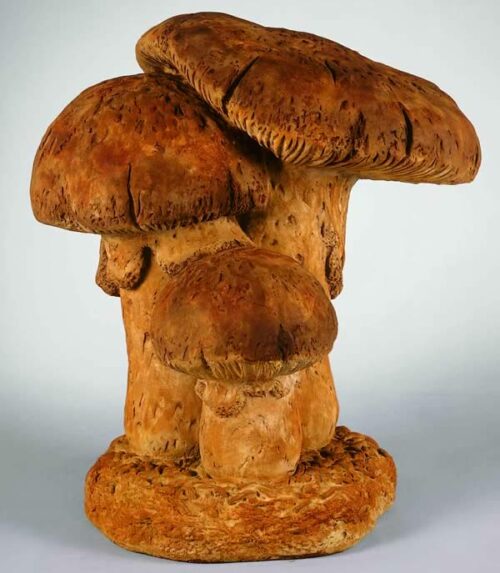 3 Mushroom Lg Statue Henri Studio cast stone