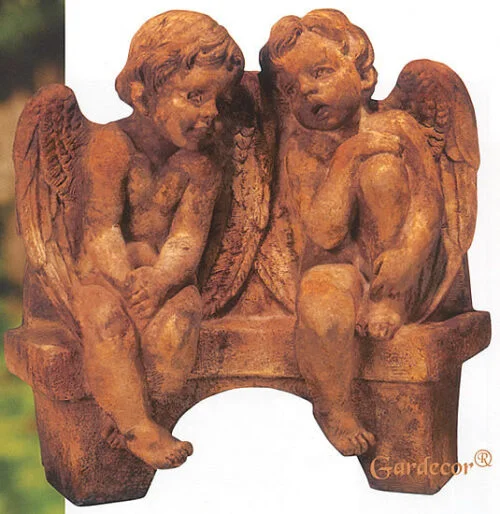 Angels Talking Statue Henri Studio cast stone