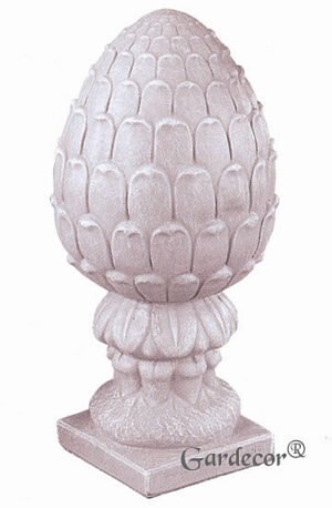 Artichoke Finial Henri Studio cast stone