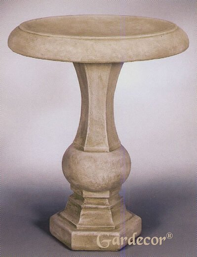 Barrington Birdbath Henri Studio cast stone