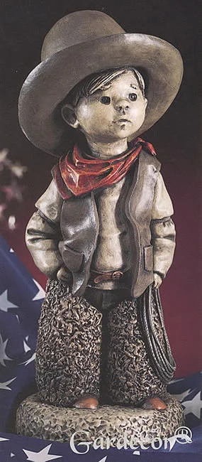 Cowboy Statue Henri Studio cast stone