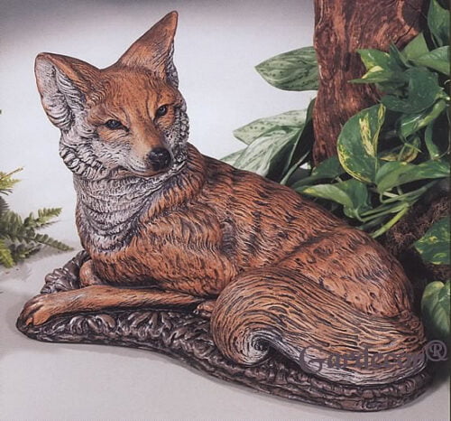 Fox Statue Henri Studio cast stone