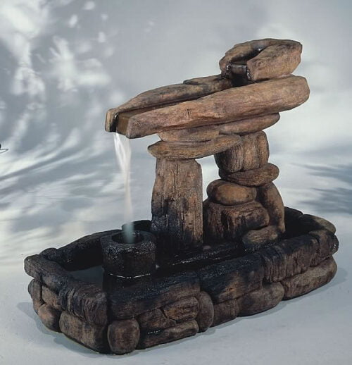 Inuksuk Guide Fountain Henri Studio cast stone