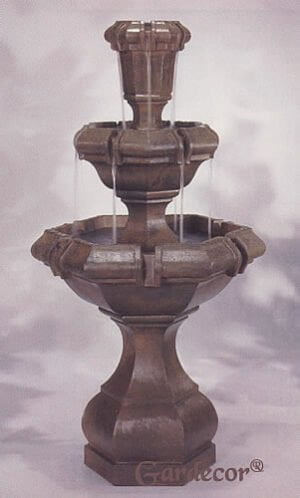 Kensington Two Tier Fountain Henri Studio cast stone