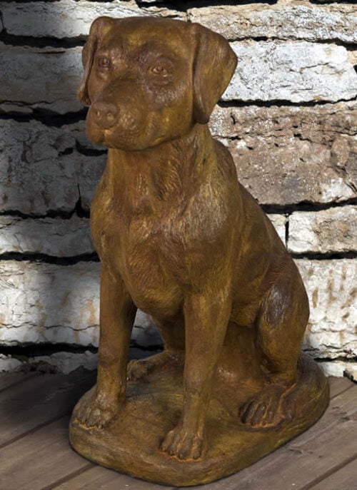 Labrador Dog Staute 1 Henri Studio cast stone