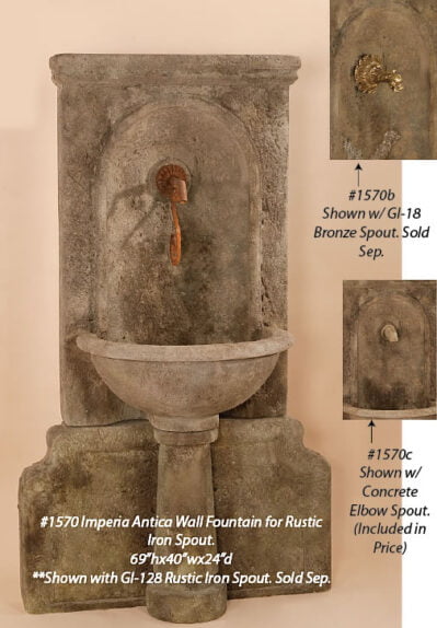 Imperia Antica Fountain for Spout