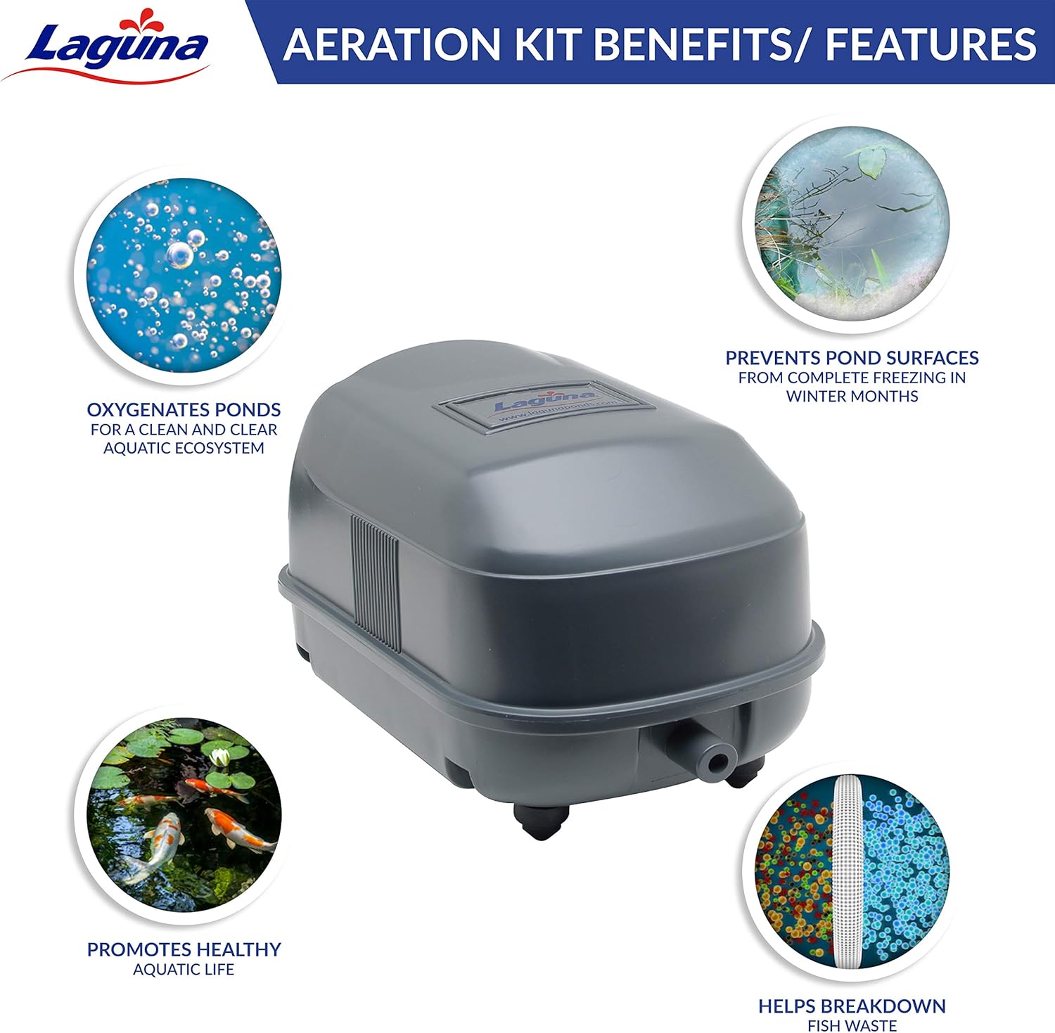 Laguna Medium Air Pump Kit, up to 5,000-gal ponds - Image 3