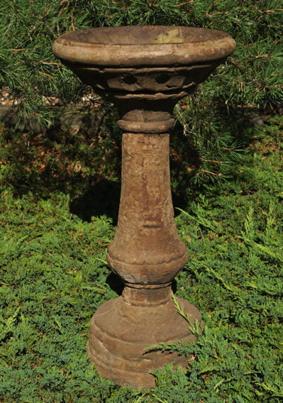 Weathered Birdbath