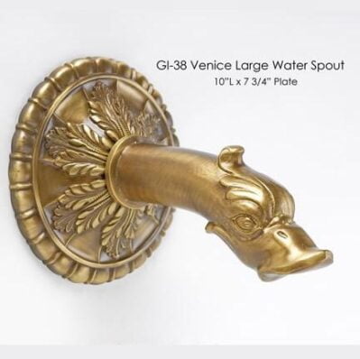Venice Large Bronze Water Spout GI-38