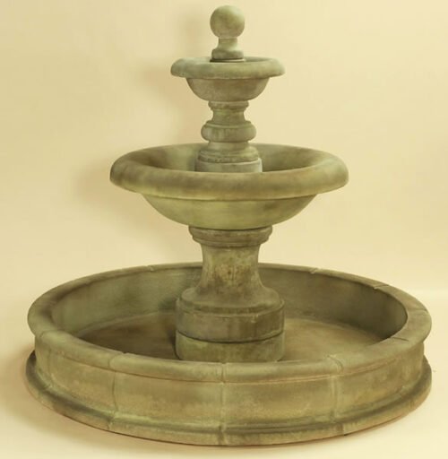 Villa Santini 2-Tiered Pond Fountain