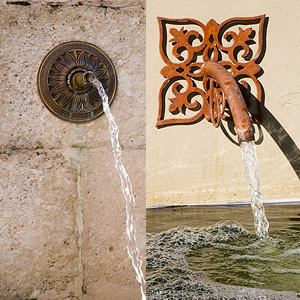 Decorative Water Spouts and Faucets