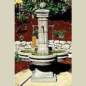 Spout Cast Stone Water Displays