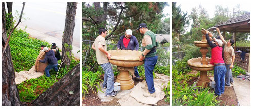How to Install a Cast Stone Fountain
