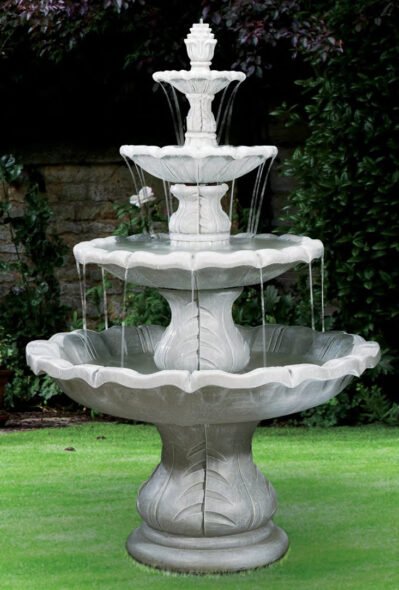 4-Tiered Classical Finial Fountain, Henri Studio