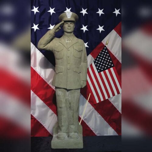 U.S. Coastguard Garden Statue