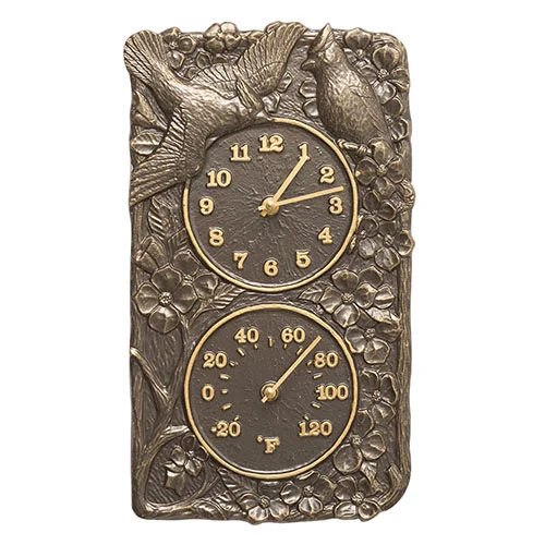 Cardinal Combo Clock and Thermometer