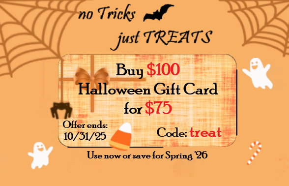 Halloween Promo Halloween Gift Card sale promo banner