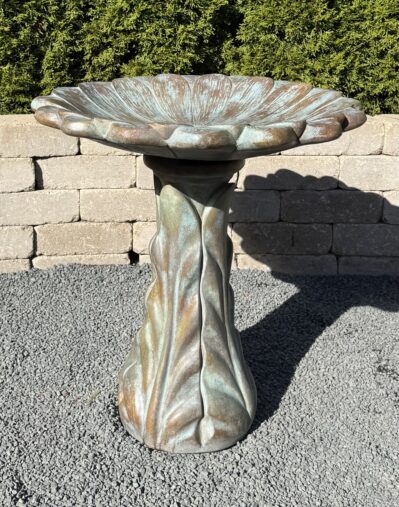 Tapered Petal Birdbath 2
